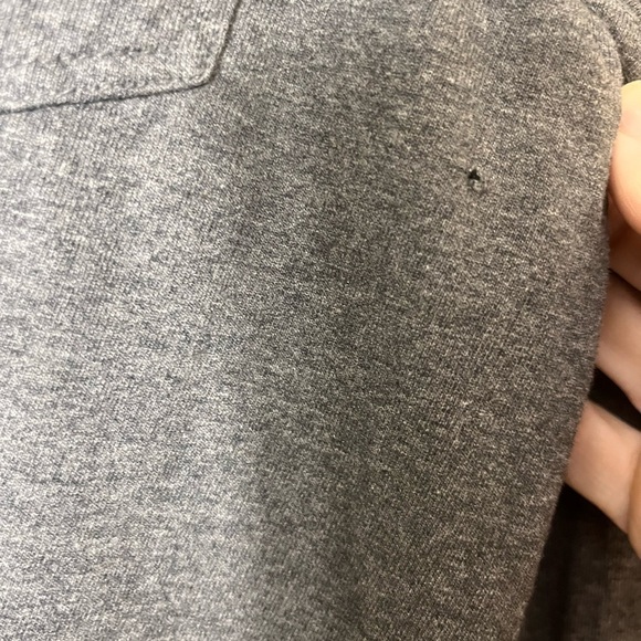 2 Men’s Vintage Old Navy Cotton Long Sleeve Collar Shoulder Tab Pocket Shirt XL - Picture 7 of 13